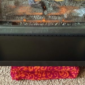 New w/Box WALLShelf & HiddenBrackets-Black/Dark Brown Finish-Complete/w Hardware